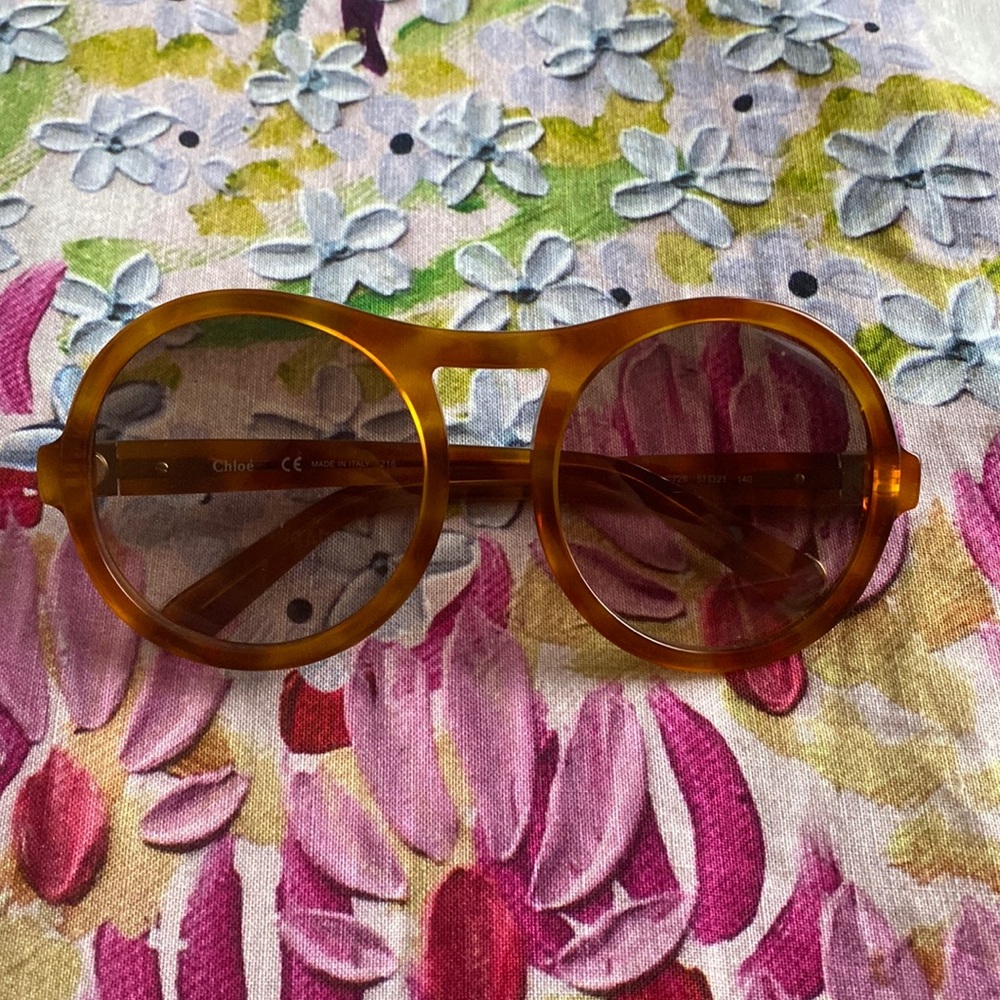 NWOT Chloe brown tortoise sunglasses